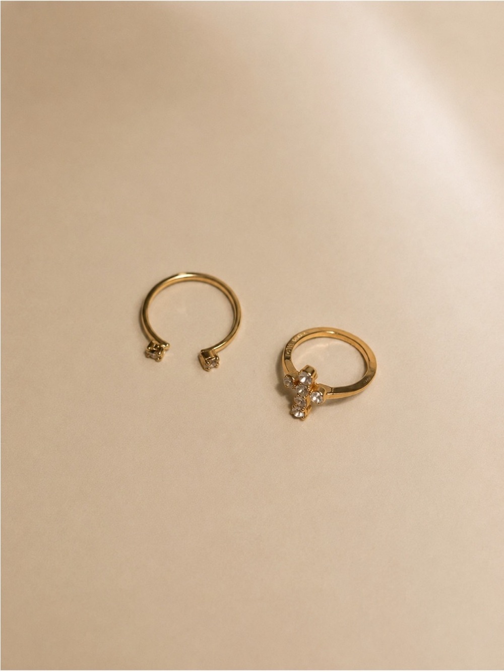 Gold Cz Cluster Ring - Women Jewelry Ring